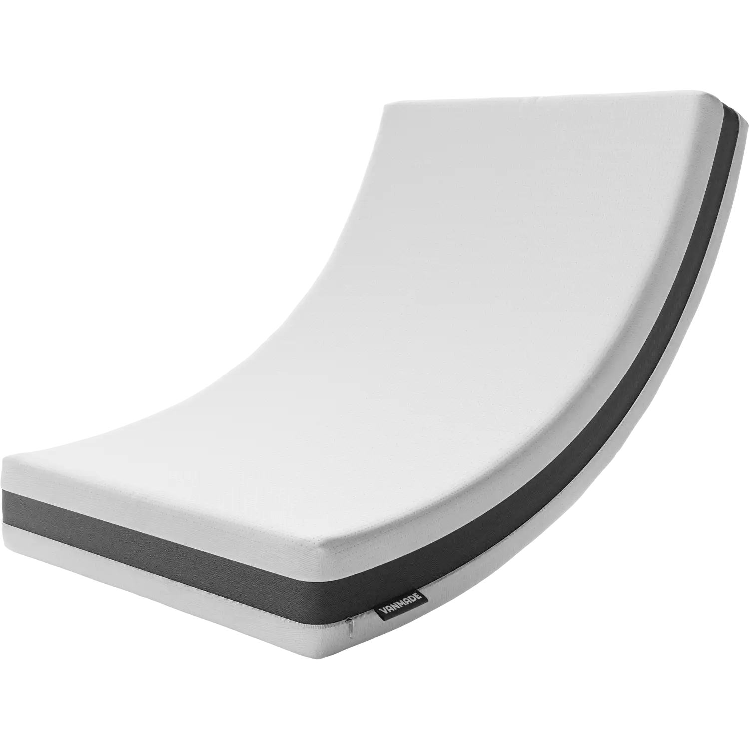 Premium-Matratze auf Mass, weisser Bezug