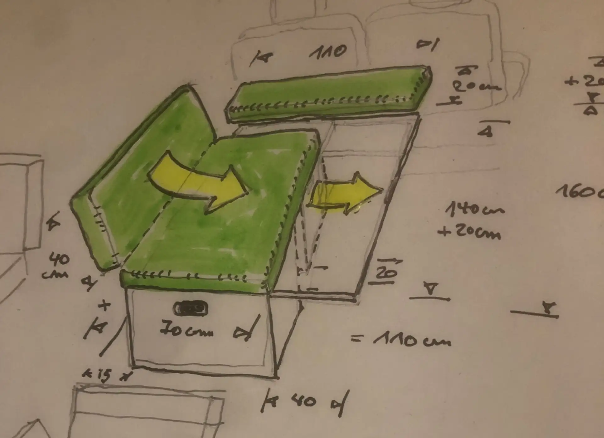 Sit & sleeping cushion